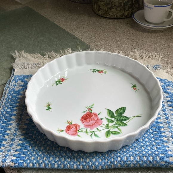 Vintage Christine Holm Porcelain Quiche Dish - Picture 2 of 8